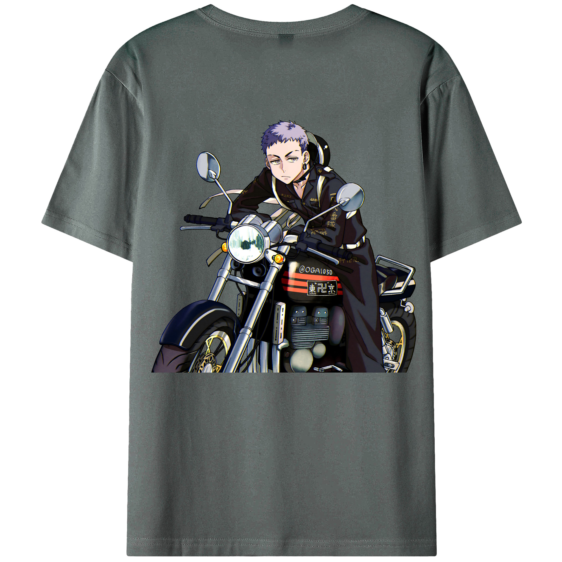 （画像用） 東京リベンジャーズ Tokyo Revengers 綿100％ メンズ半袖Tシャツ（バックプリント） 通気性